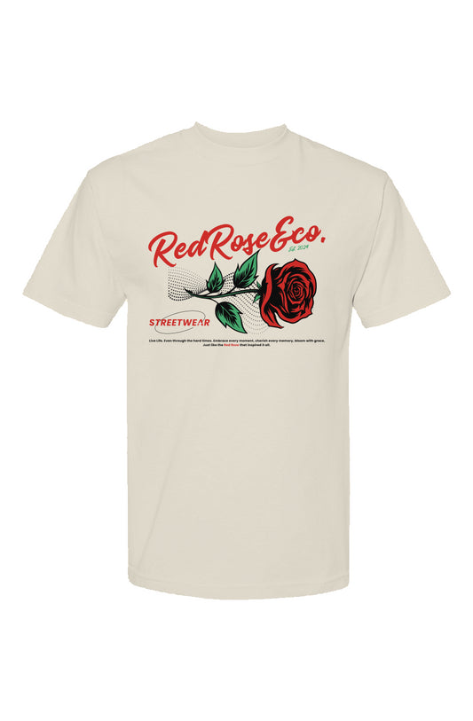 RedRose&co. RoseLogo Classic Streetwear T Shirt