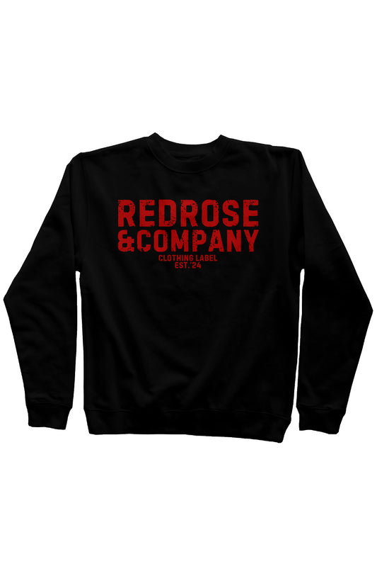 RedRose&co. Mid Weight Sweatshirt Red Logo