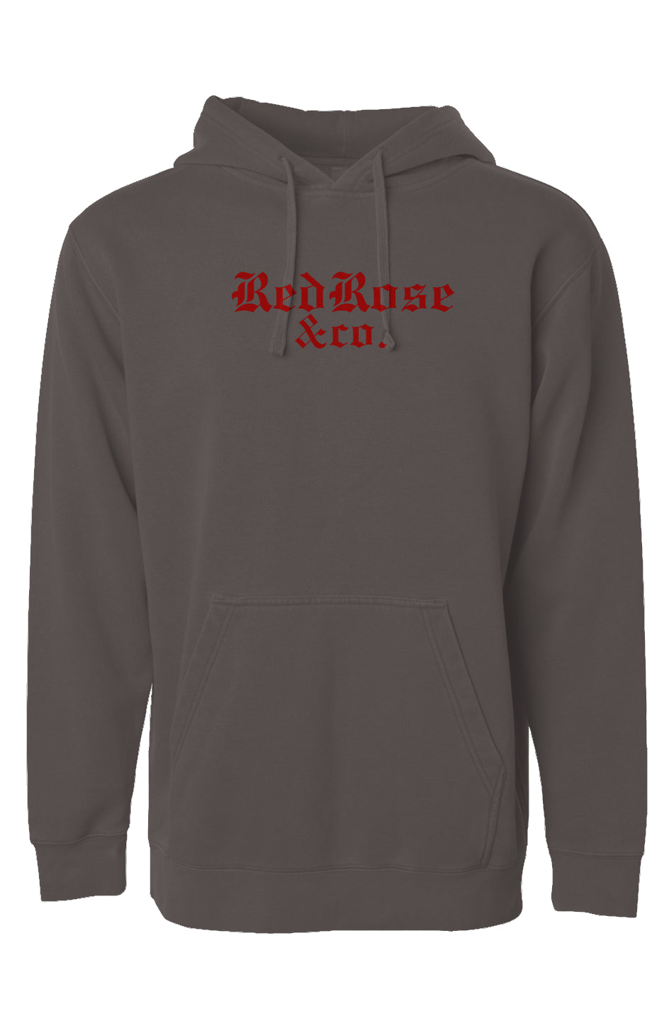 Smile Through The Pain - Pigment Dyed Hoodie - Red