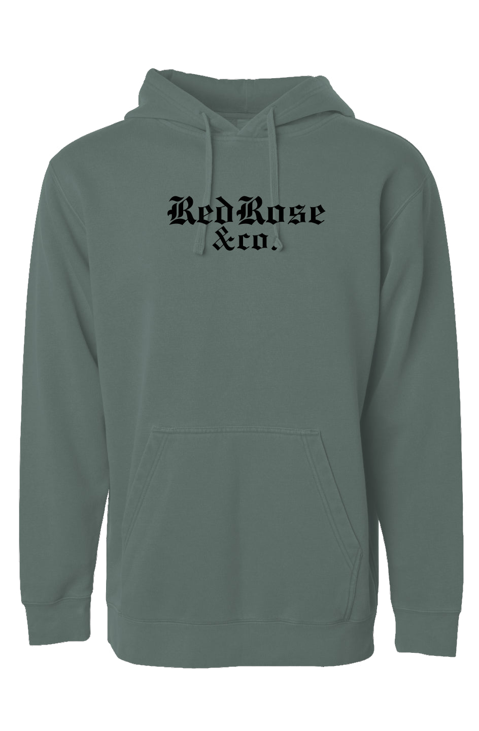 Smile Through The Pain - Pigment Dyed Hoodie - Black Logo