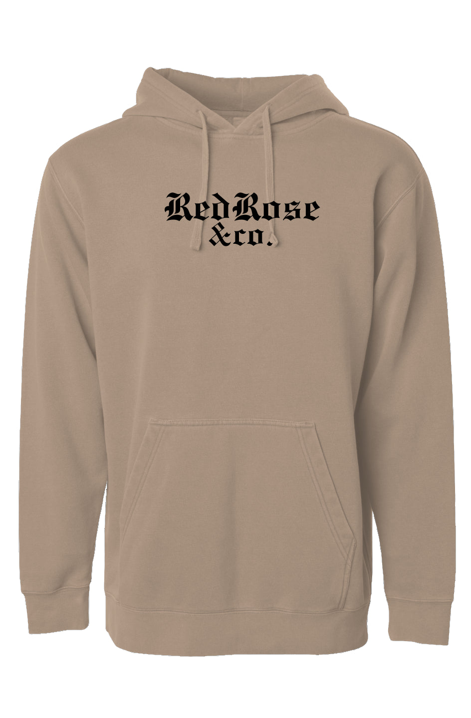 Smile Through The Pain - Pigment Dyed Hoodie - Black Logo