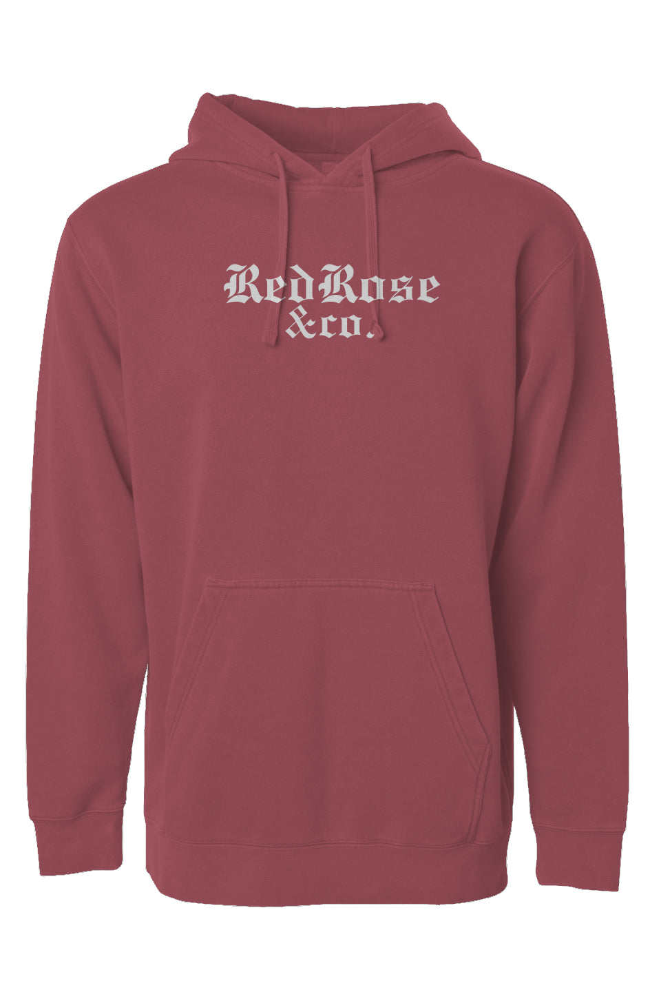 Smile Through The Pain - Pigment Dyed Hoodie - White Logo