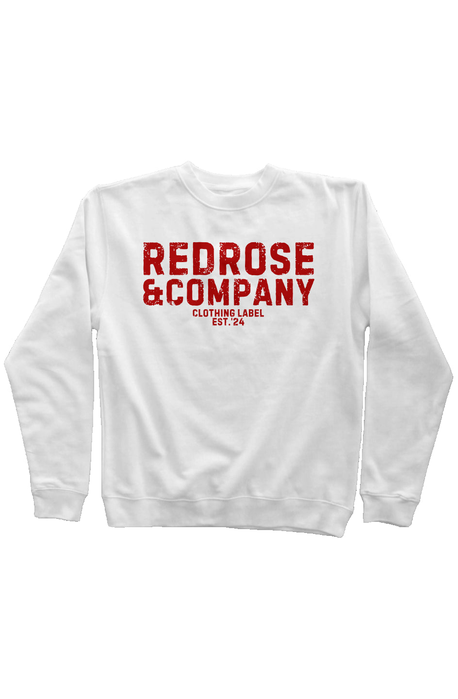 RedRose&co. Mid Weight Sweatshirt Red Logo