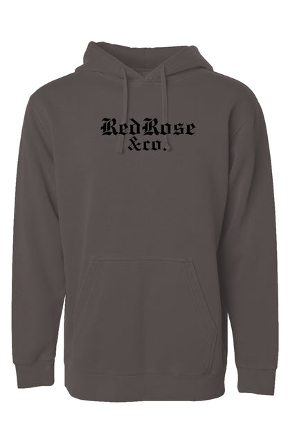 Smile Through The Pain - Pigment Dyed Hoodie - Bla