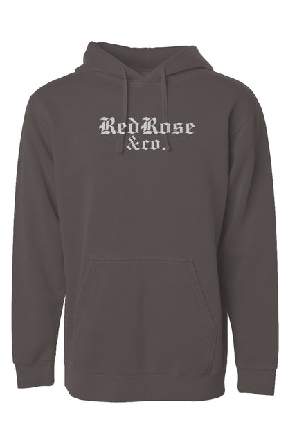 Smile Through The Pain - Pigment Dyed Hoodie - White Logo